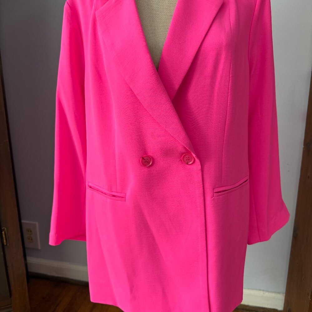 Out of the Blue Blazer and Wide Leg Slacks